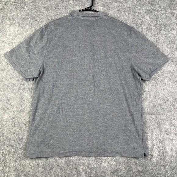 Buffalo David Bitton Polo Shirt Adult 2XL Heather Short Sleeve Stretch Mens FLAW - Picture 6 of 7